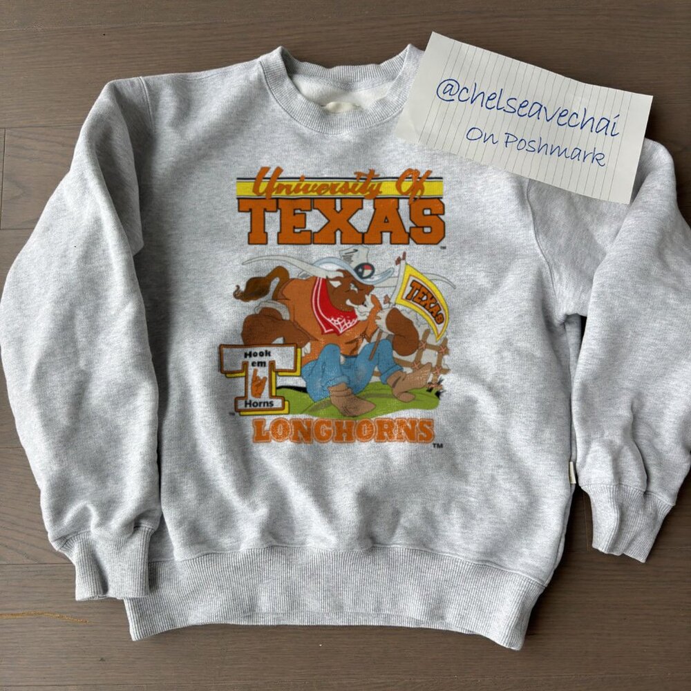 Vintage 1989 University of Texas Longhorns Sweatshirt 90s Texas Longhorns Shirt